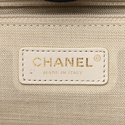 Chanel Mixed Fibers Small Deauville Tote Black 8 of 13