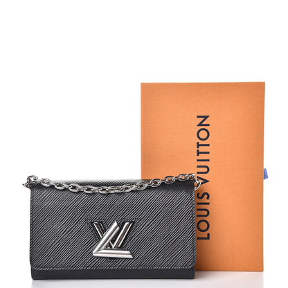 Louis Vuitton Epi Twist Chain Wallet Black 8 of 8