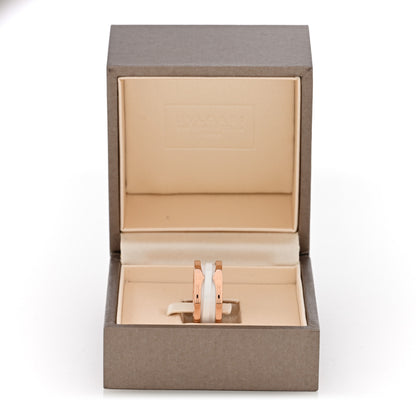 Bulgari 18K Rose Gold White Ceramic B.Zero1 Two-Band Ring 49 5 5 of 5
