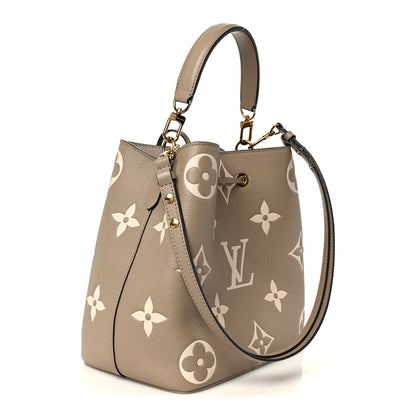 Louis Vuitton Empreinte Monogram Giant Neonoe MM Tourterelle Creme 4 of 13