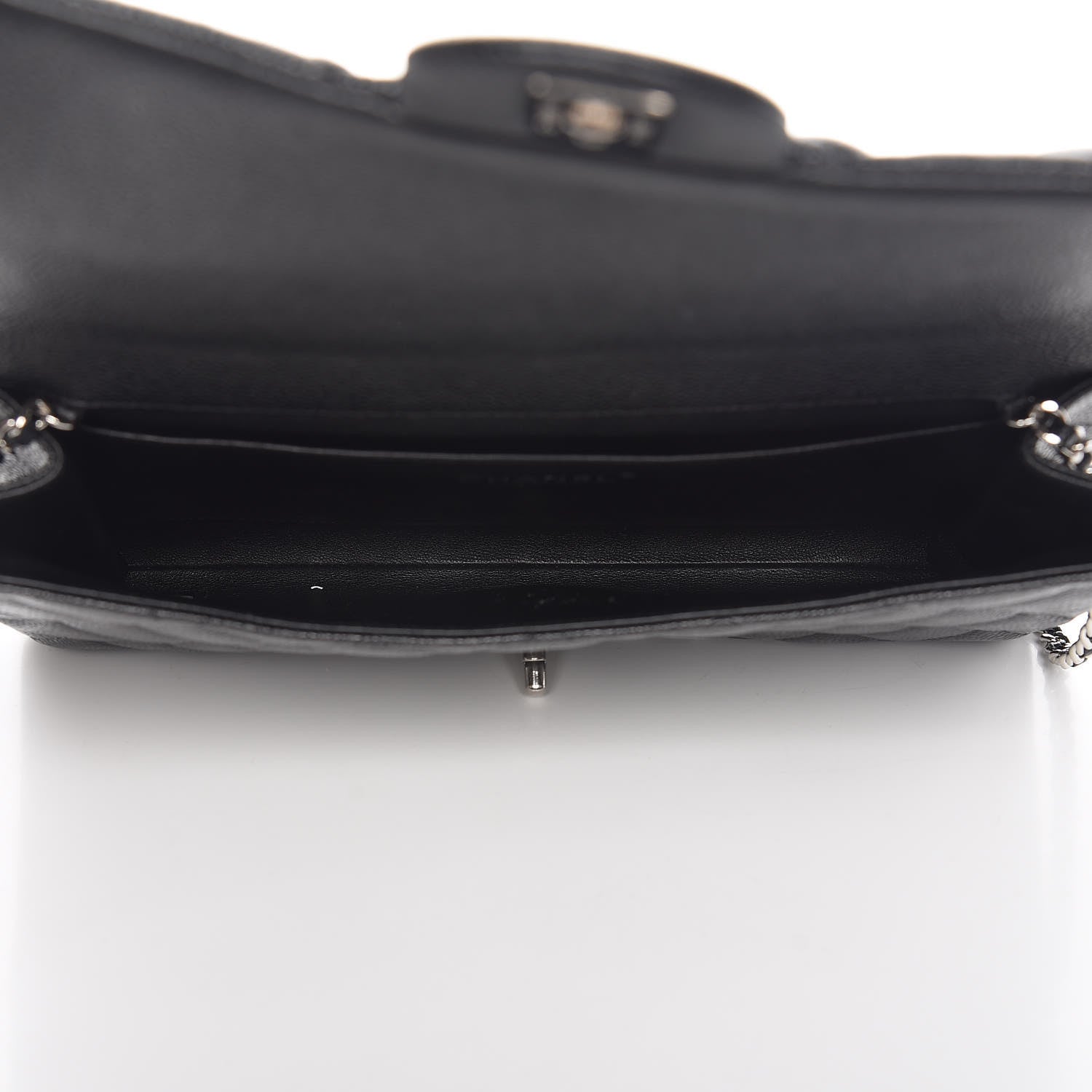 Chanel Caviar Quilted Clutch With Chain Flap Black 7 of 9