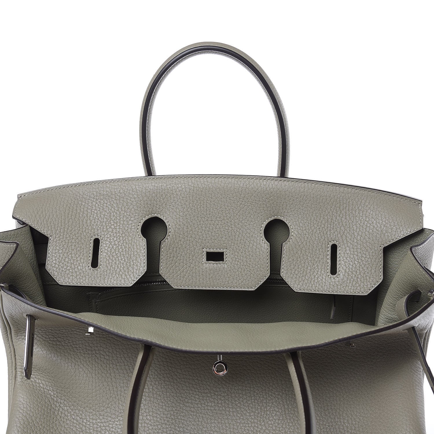 Hermes Taurillon Clemence Birkin 35 Sauge 8 of 28
