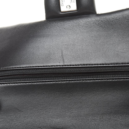 Chanel Lambskin Quilted Medium Double Flap Black 16 of 17