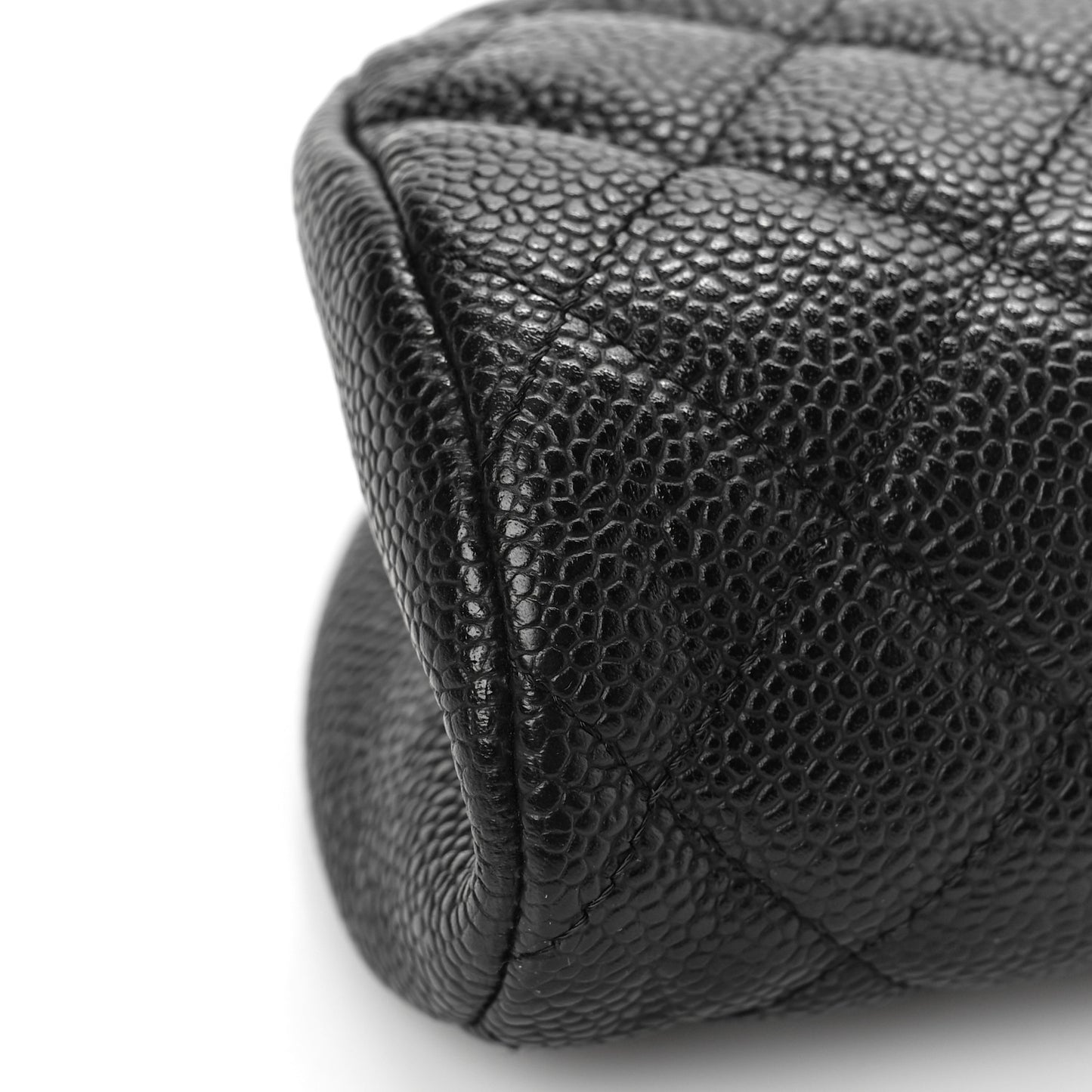 Caviar Quilted Timeless Clutch Black