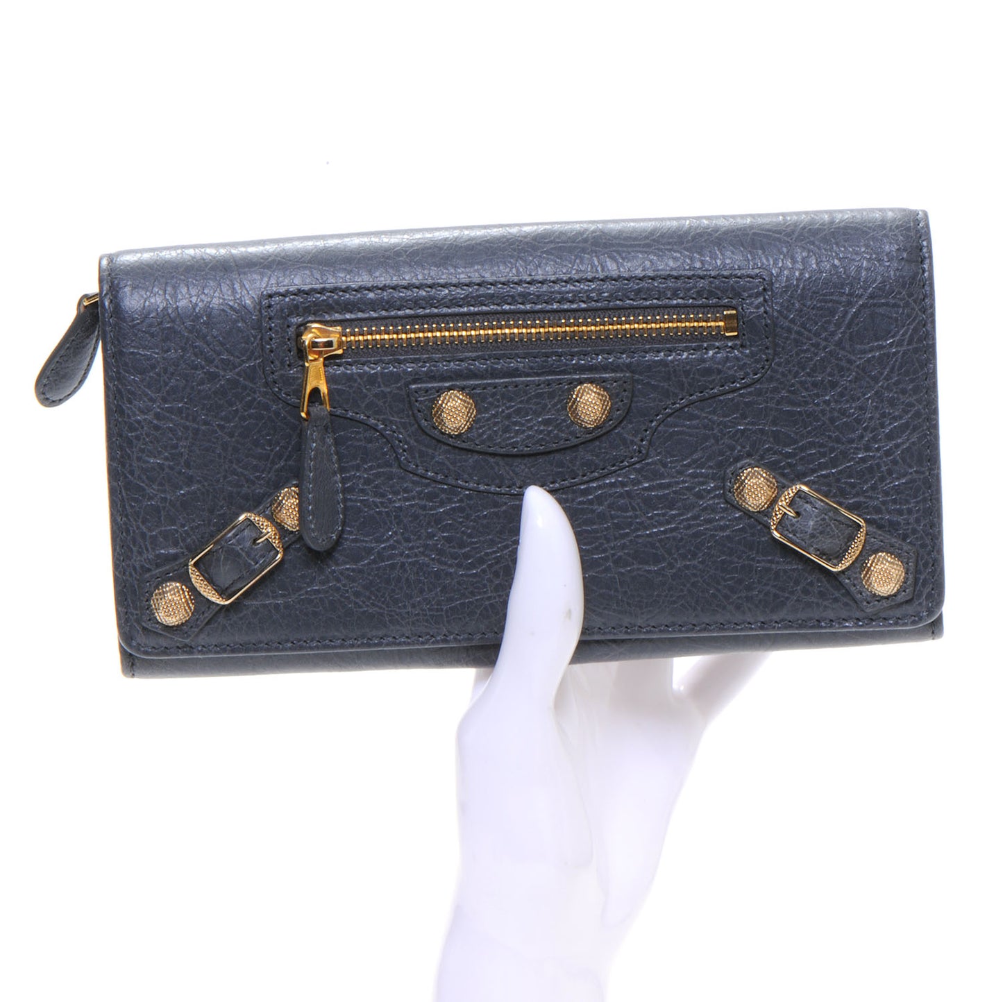 Agneau Giant Money Wallet Gris Tarmac