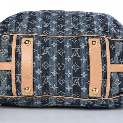 Louis Vuitton Denim Raye Cabas GM 10 of 17