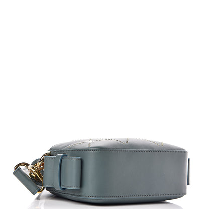 Chloe Smooth Calfskin Little Horses Embroidered Shoulder Bag Cloudy Blue 4 of 9