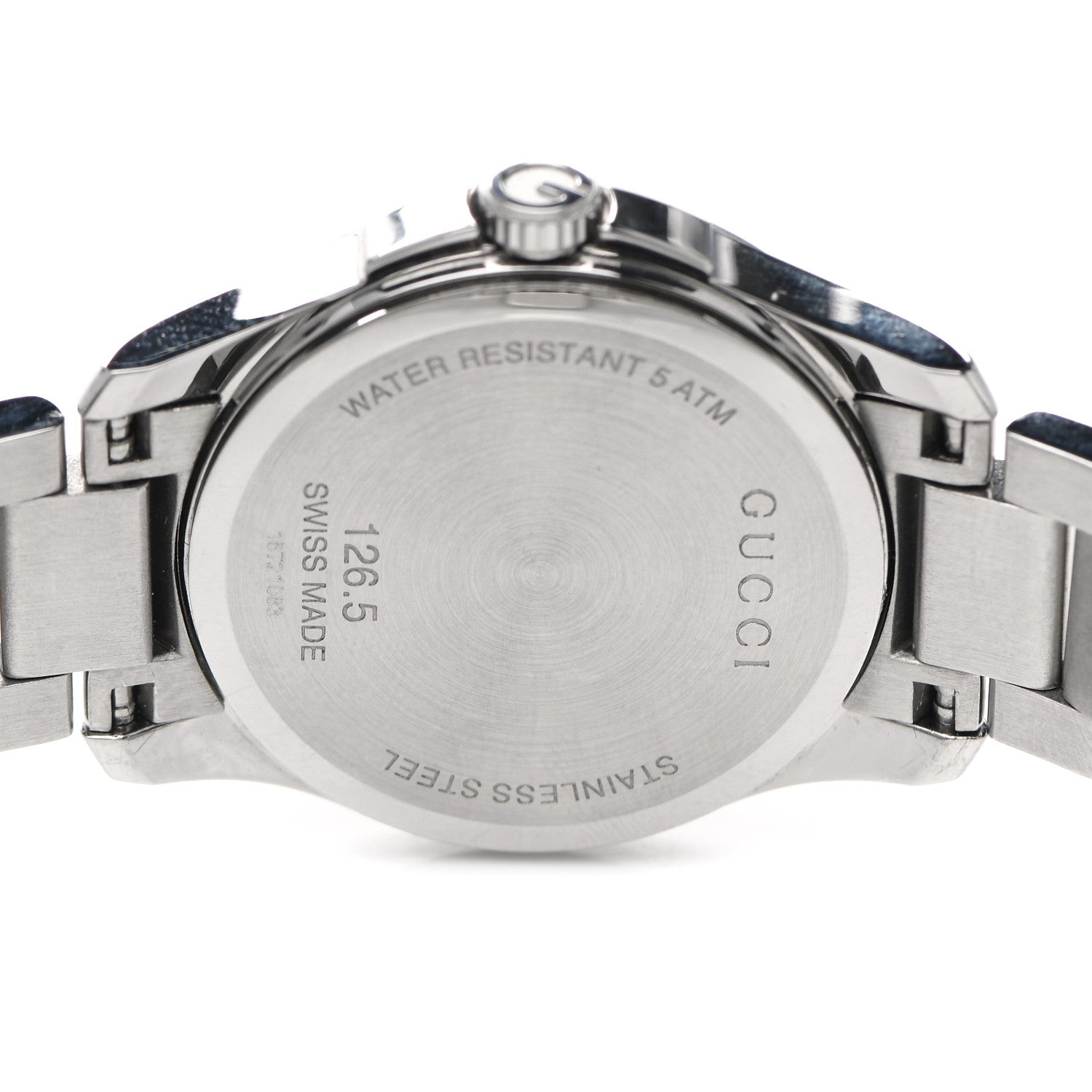 Gucci Stainless Steel Diamond Bezel Mother of Pearl 27mm G-Timeless Quartz Watch 8 of 8