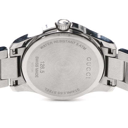 Gucci Stainless Steel Diamond Bezel Mother of Pearl 27mm G-Timeless Quartz Watch 8 of 8