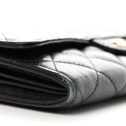 Chanel Caviar Quilted Large Flap Wallet Black 10 of 10