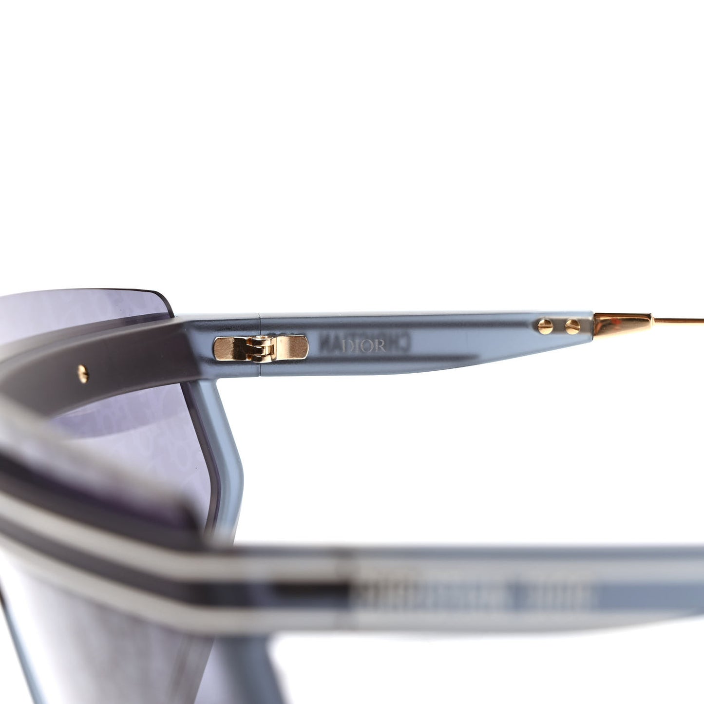 Oblique Mask DiorClub M2U Sunglasses Translucent Blue