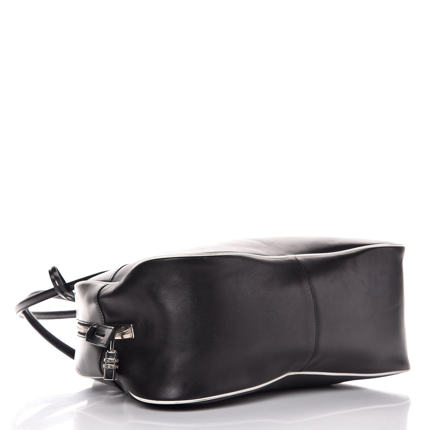 Prada Vitello Bowling Bag Black 4 of 17