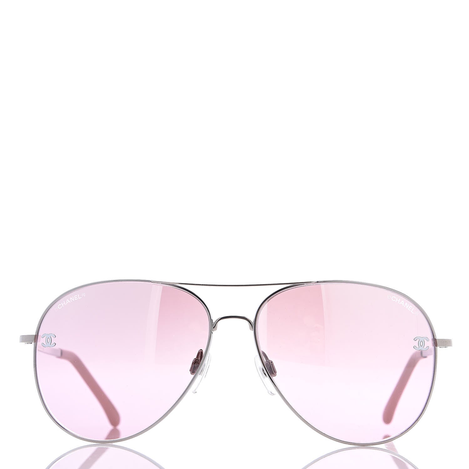 Chanel CC Aviator Sunglasses 4189-T-Q Pink 3 of 8