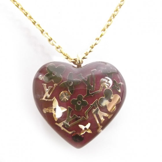 Louis Vuitton Inclusion Heart Necklace Rouge Fauviste 3 of 4