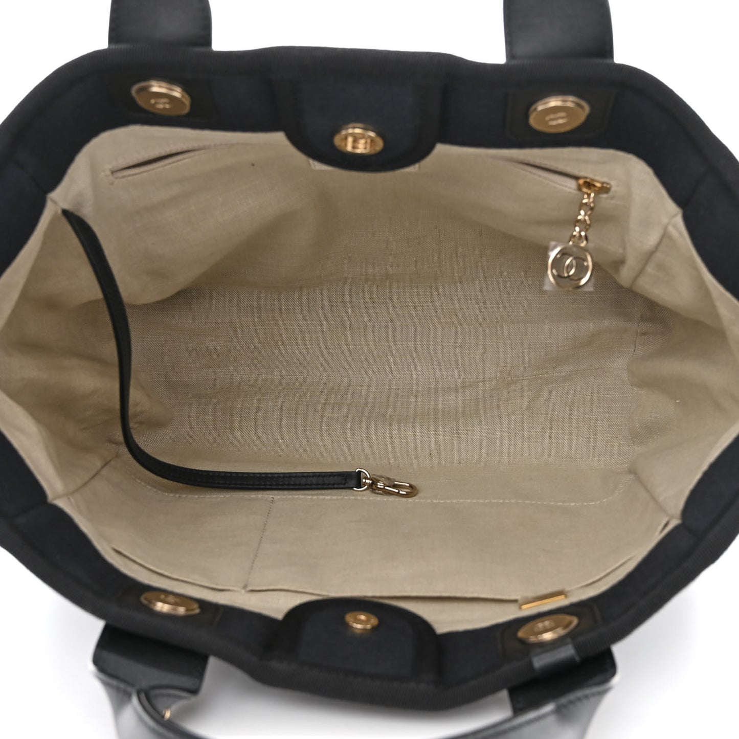Mixed Fibers Small Deauville Tote Navy