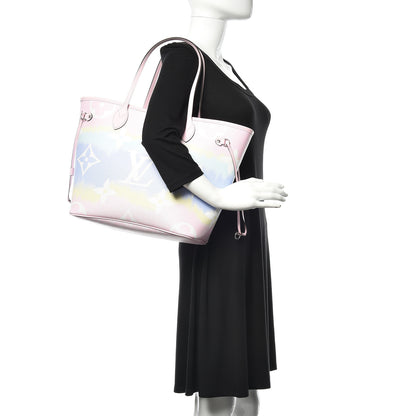 Louis Vuitton Monogram Escale Neverfull MM Pastel 2 of 10