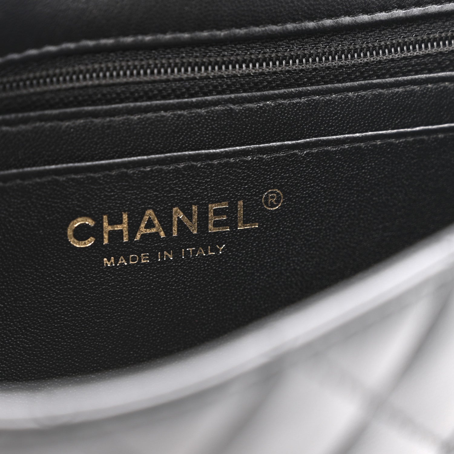Chanel Lambskin Quilted Mini Rectangular Flap Black 6 of 12