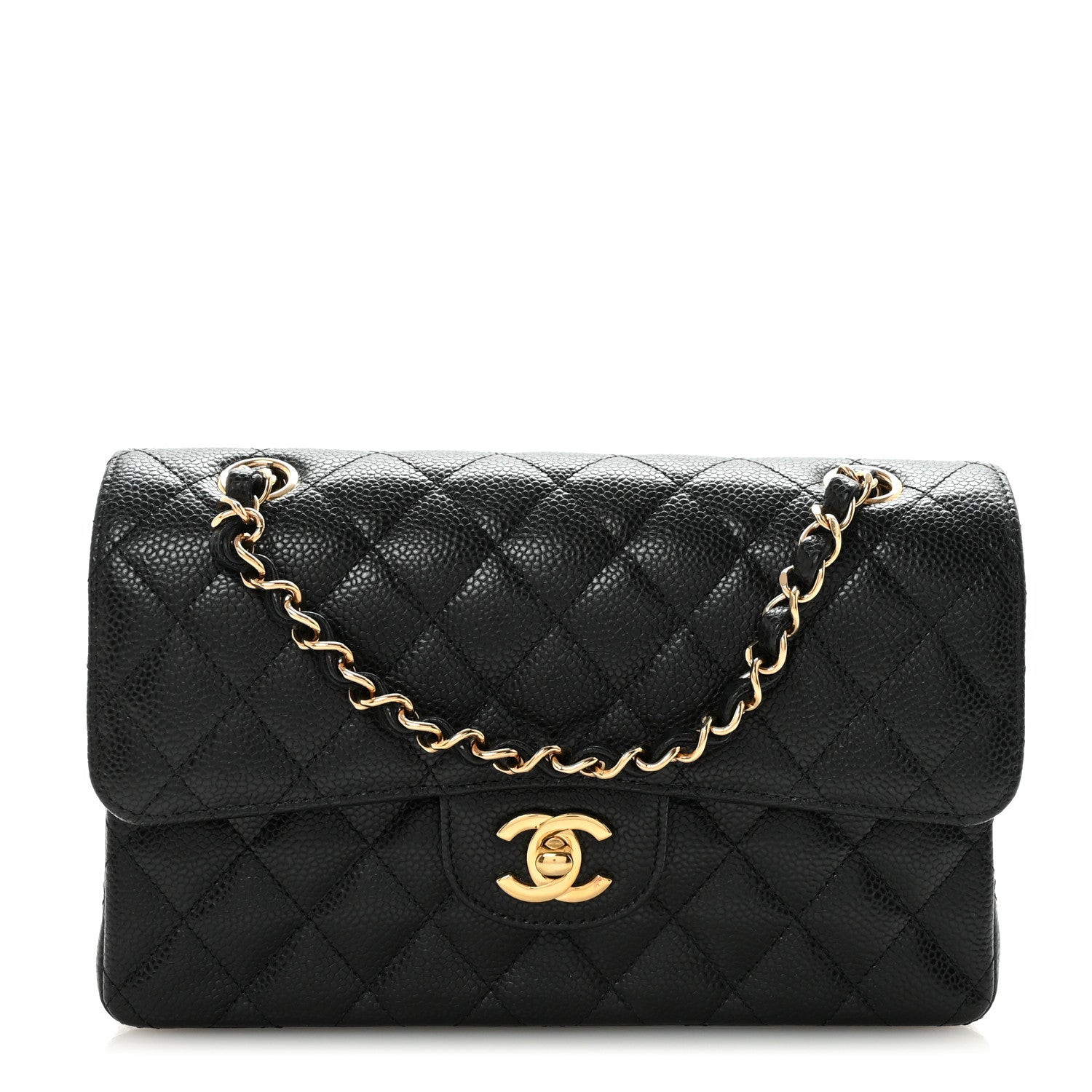 Chanel Caviar Quilted Small Double Flap Black 1 of 11