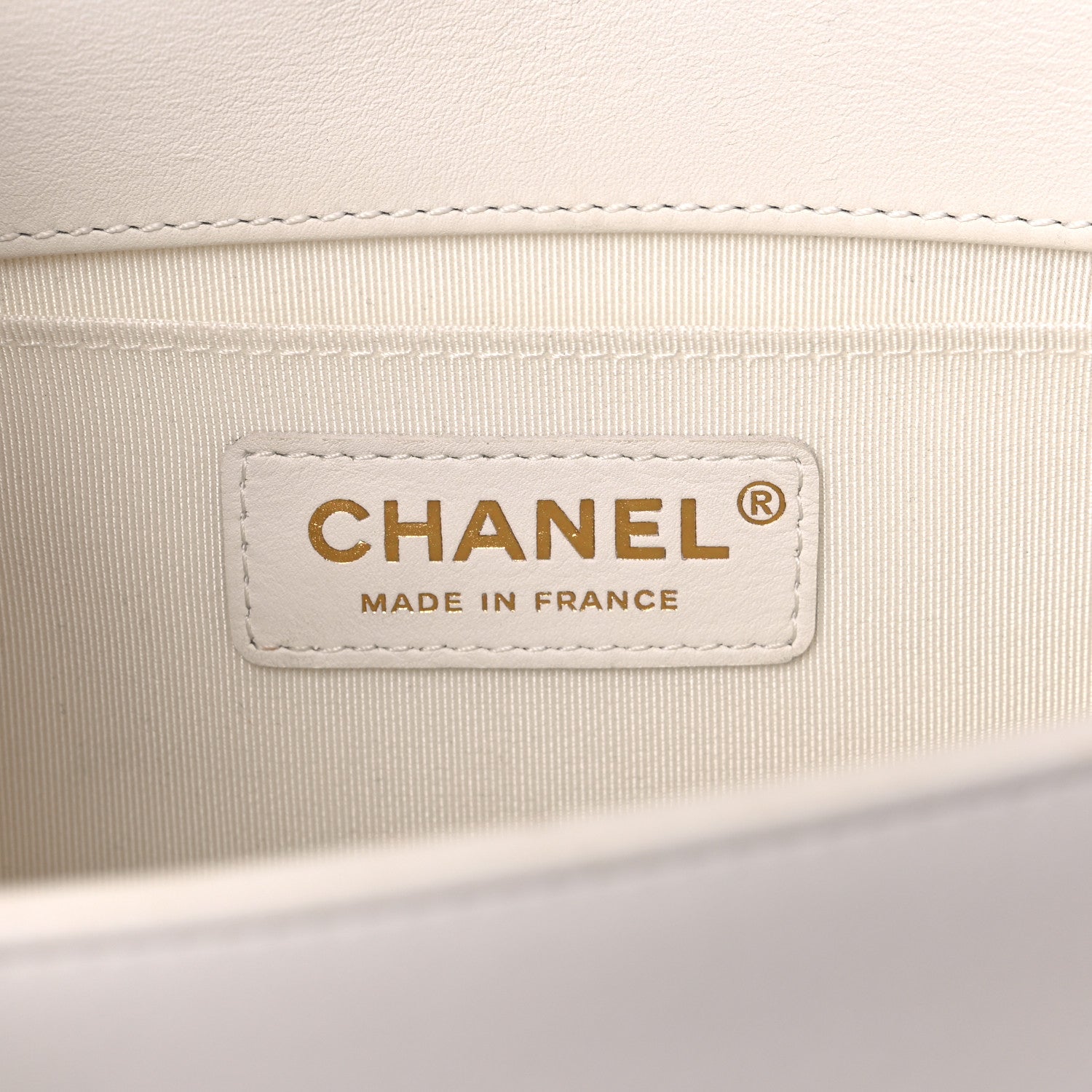 Chanel Lambskin Quilted Medium Boy Flap White 6 of 20