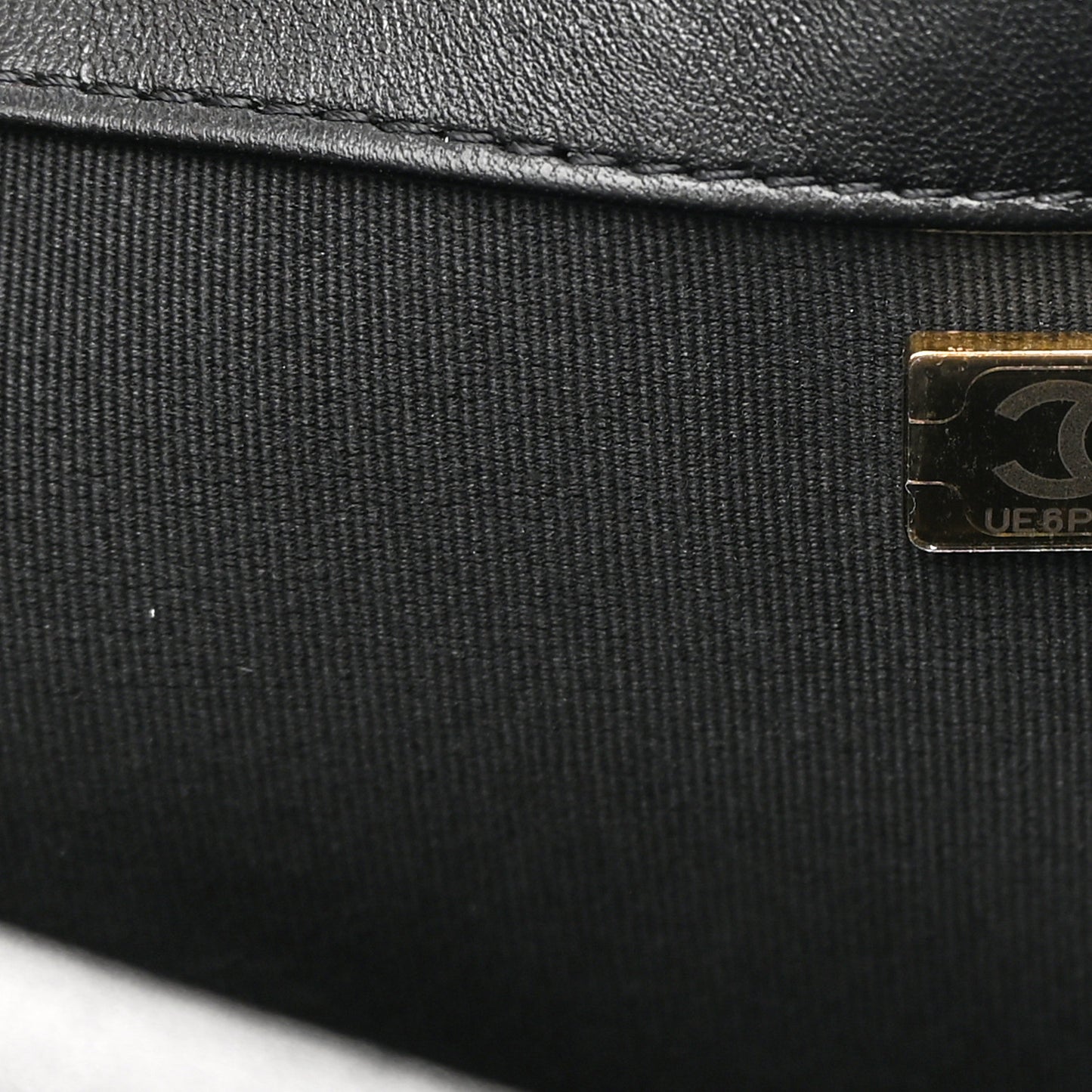 Lambskin Quilted Large CC Funky Town Flap Black