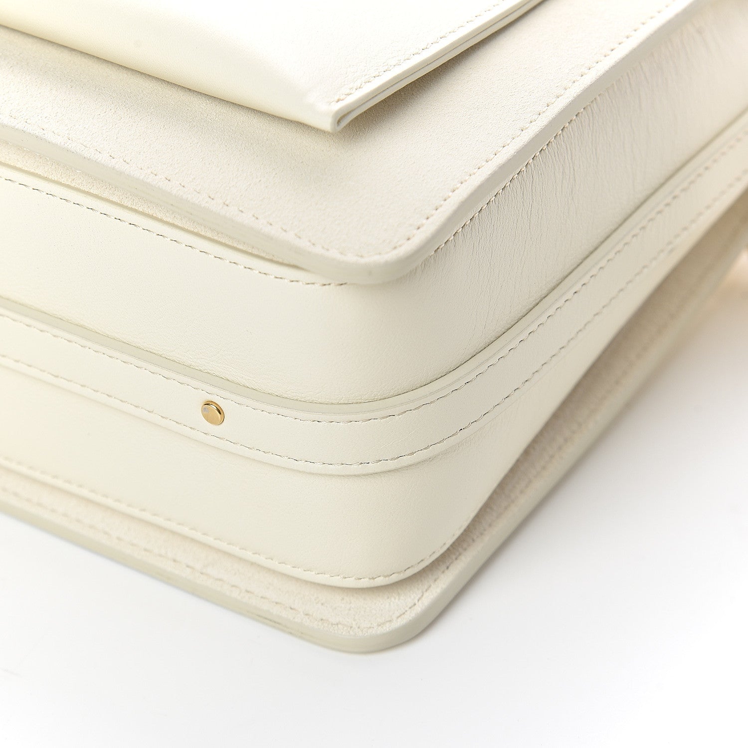 Chloe Calfskin Medium Roy Bag Natural White 8 of 8