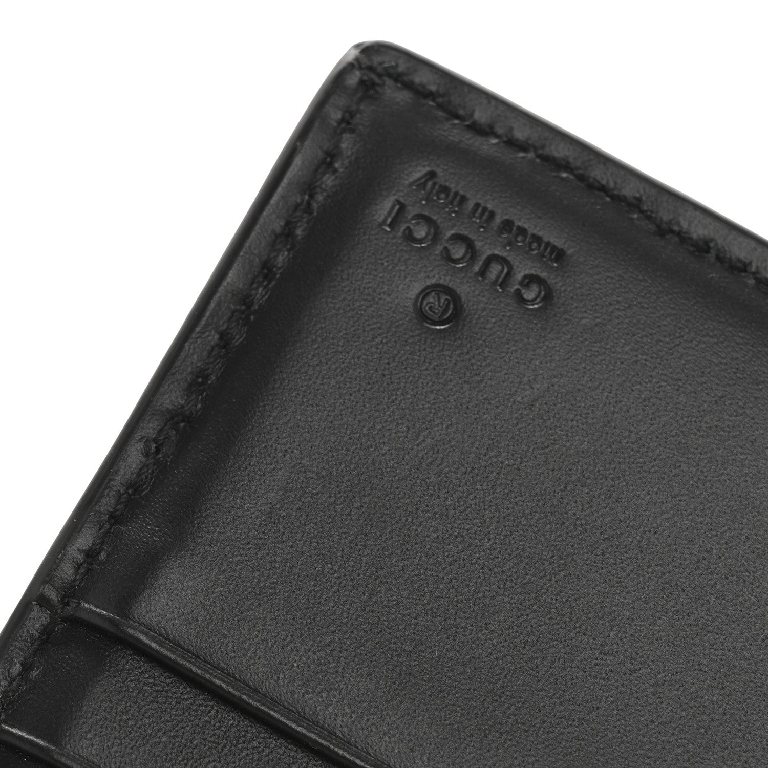 Gucci GG Supreme Monogram Kingsnake Nice Bi-Fold Wallet Black Grey 9 of 10