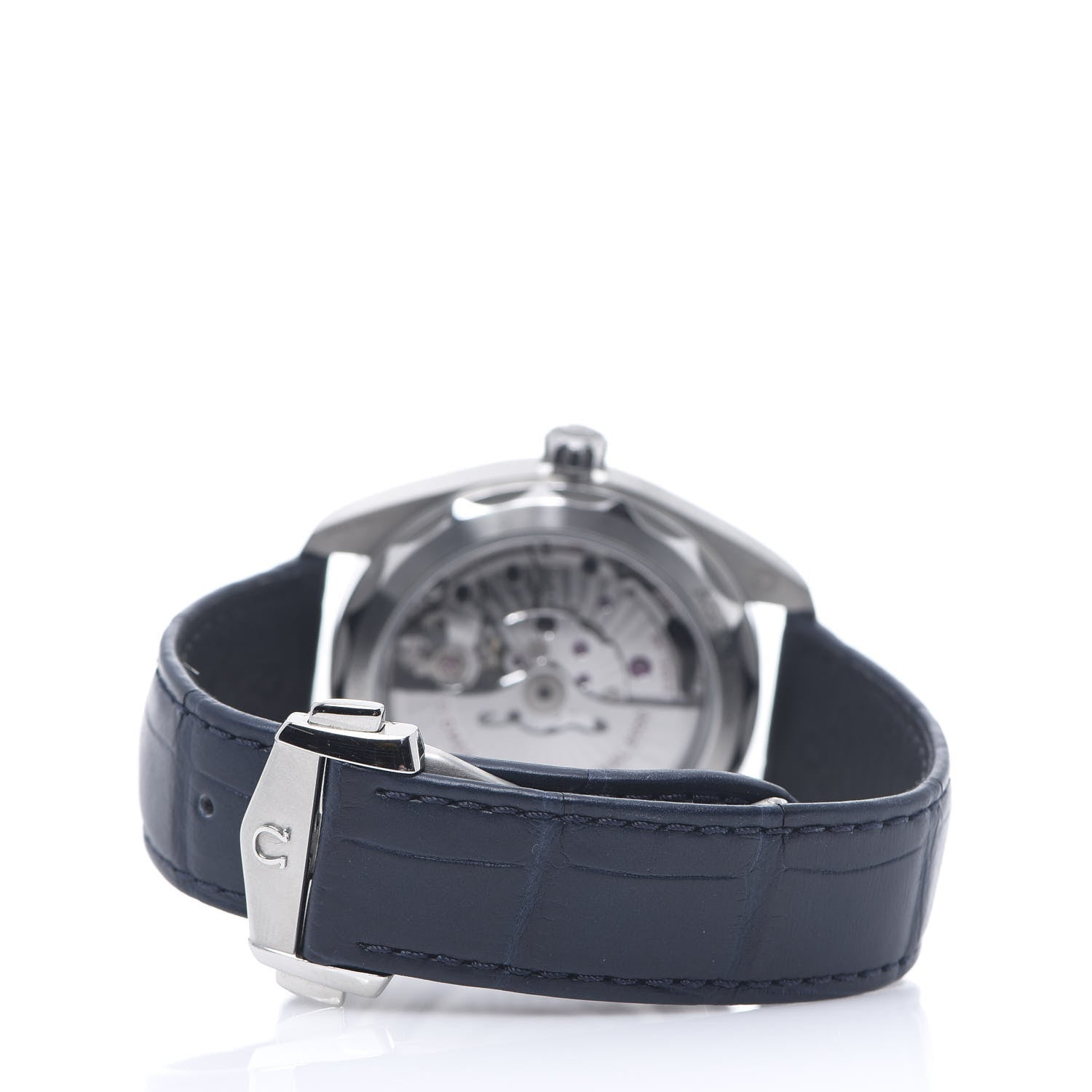 Omega Stainless Steel Alligator 41mm Seamaster Aqua Terra Co-Axial Automatic Watch Blue 220.13.41.21.03.001 3 of 9