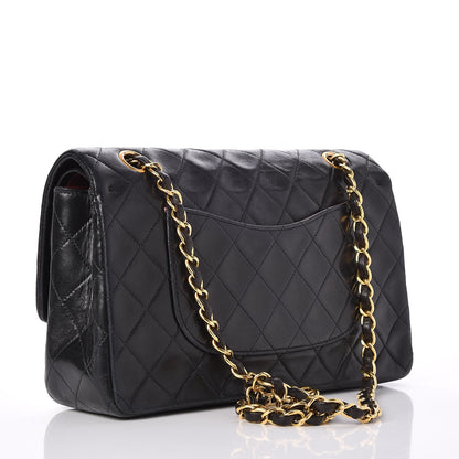 Chanel Lambskin Quilted Medium Double Flap Black 4 of 12