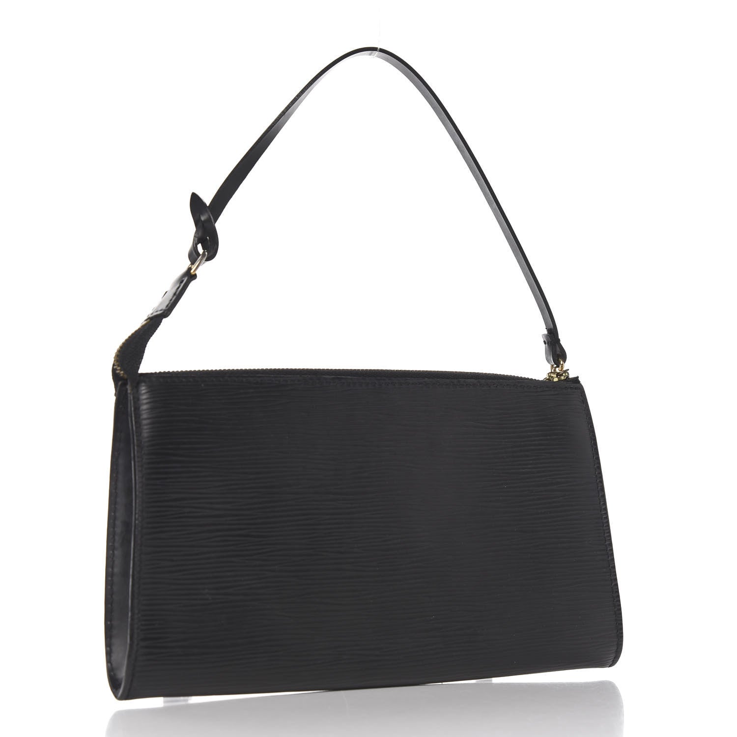 Louis Vuitton Epi Pochette Accessories 24 Black 2 of 8
