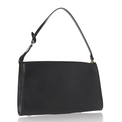 Louis Vuitton Epi Pochette Accessories 24 Black 2 of 8