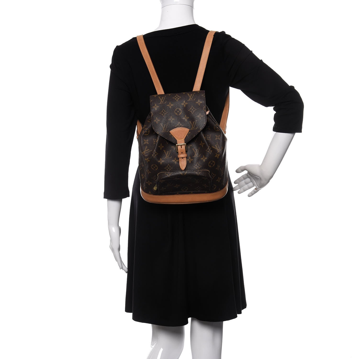 Louis Vuitton Monogram Montsouris MM Backpack 2 of 8