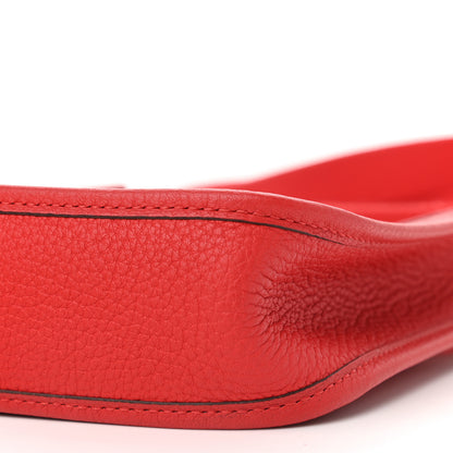 Hermes Taurillon Clemence Evelyne TPM Rouge De Coeur 9 of 9