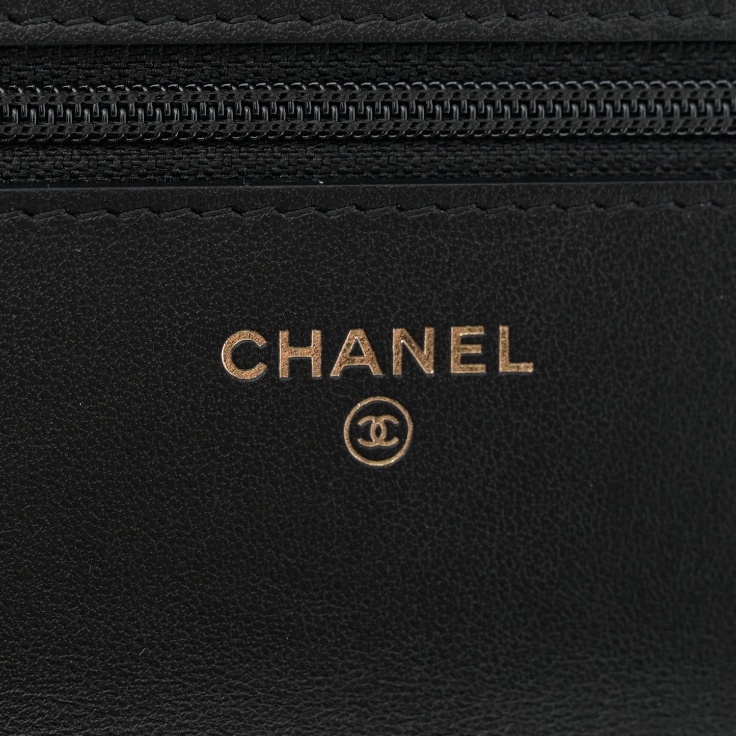 Tweed Quilted Chanel 19 Wallet On Chain WOC Black White