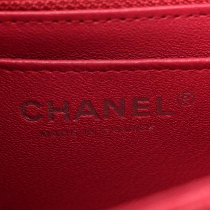 Chanel Caviar Quilted Mini Rectangular Flap Pink 6 of 12