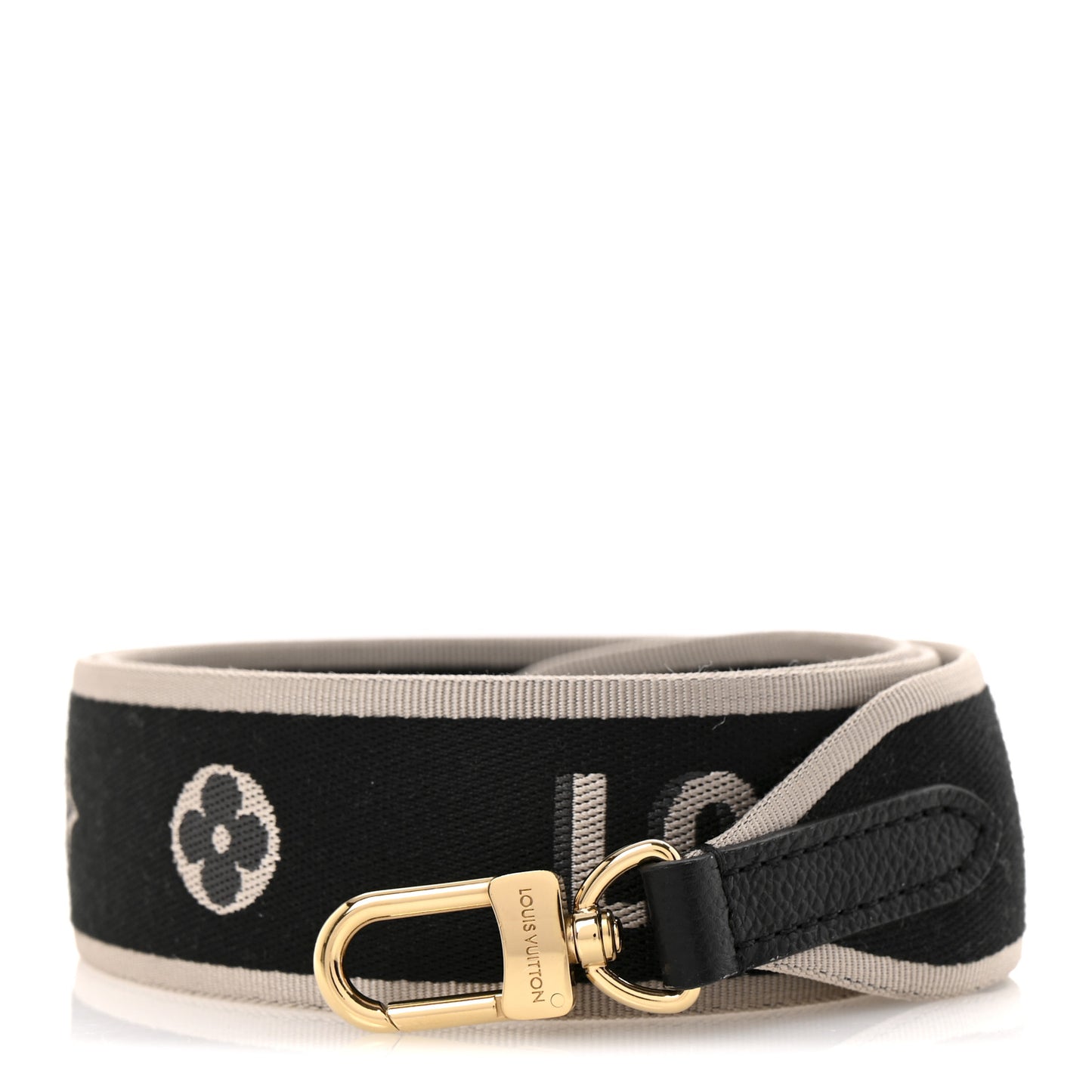 Jacquard Diane Shoulder Strap Black Ivory