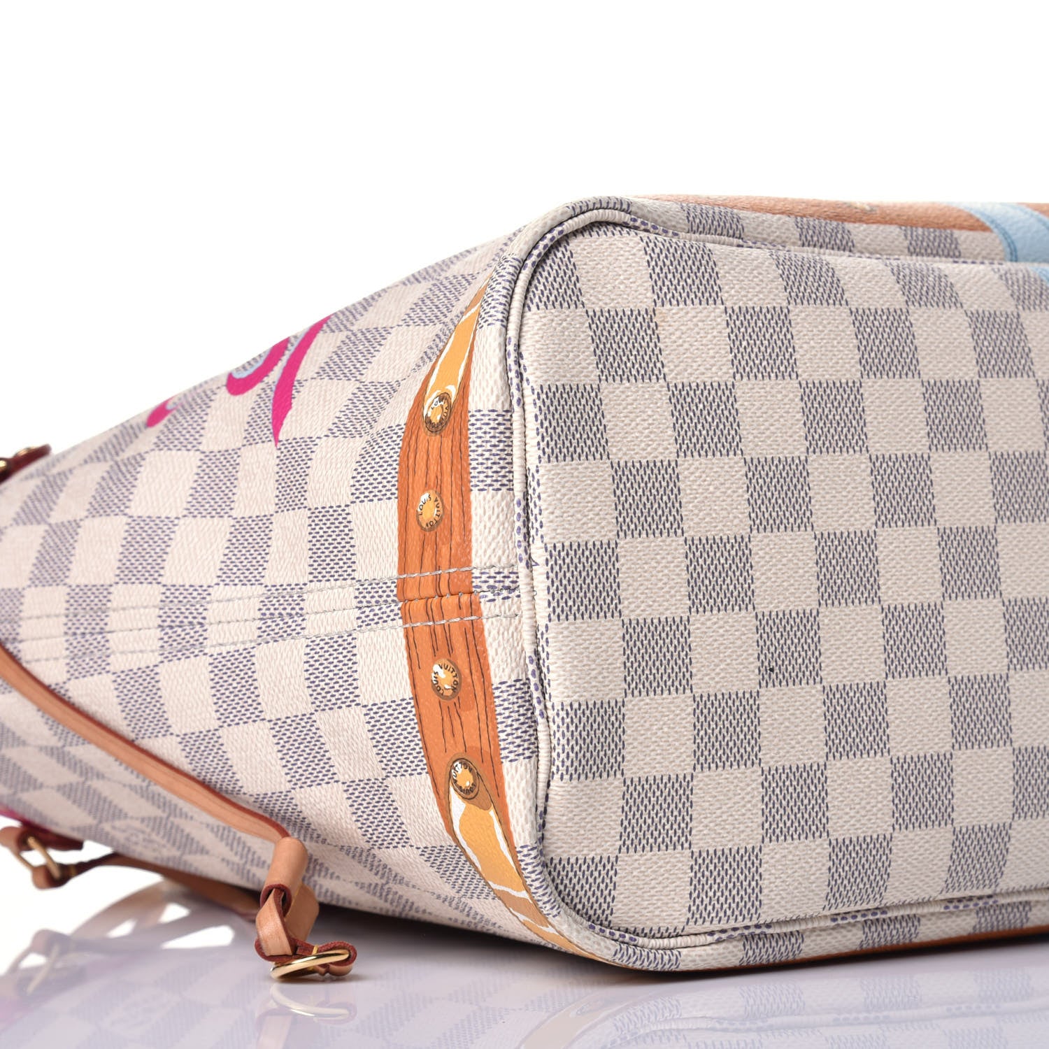 Louis Vuitton Damier Azur Summer Trunks Miami Neo Neverfull MM 7 of 9