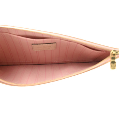 Louis Vuitton Damier Azur Braided Neverfull MM Pink 7 of 11