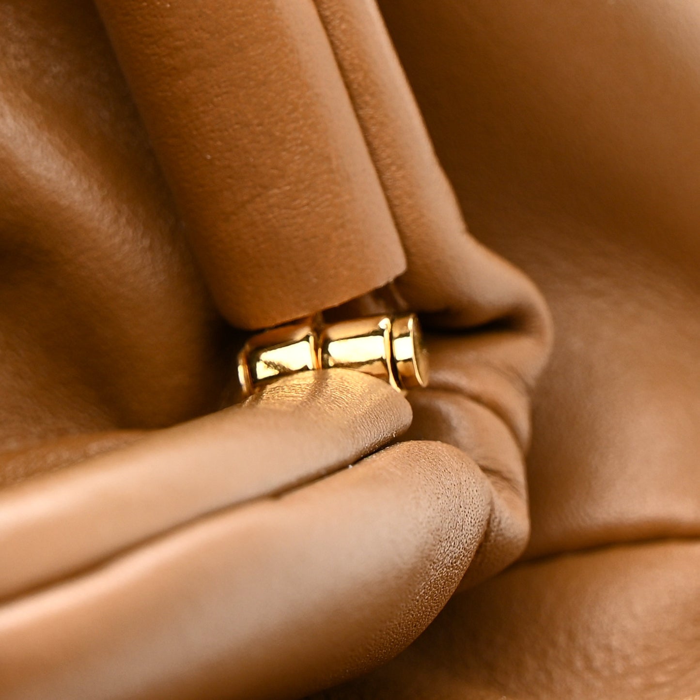 Butter Calfskin The Mini Pouch Camel