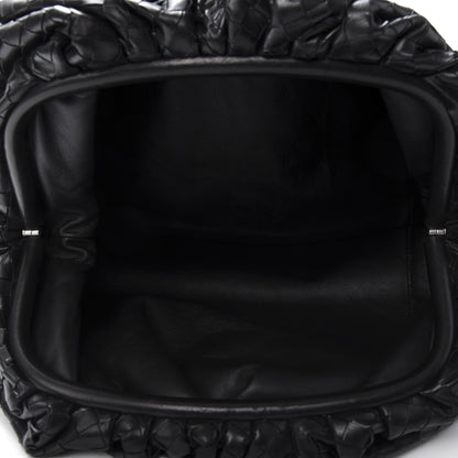 Bottega Veneta Nappa Maxi Intreccio The Pouch Oversized Clutch Black 5 of 9