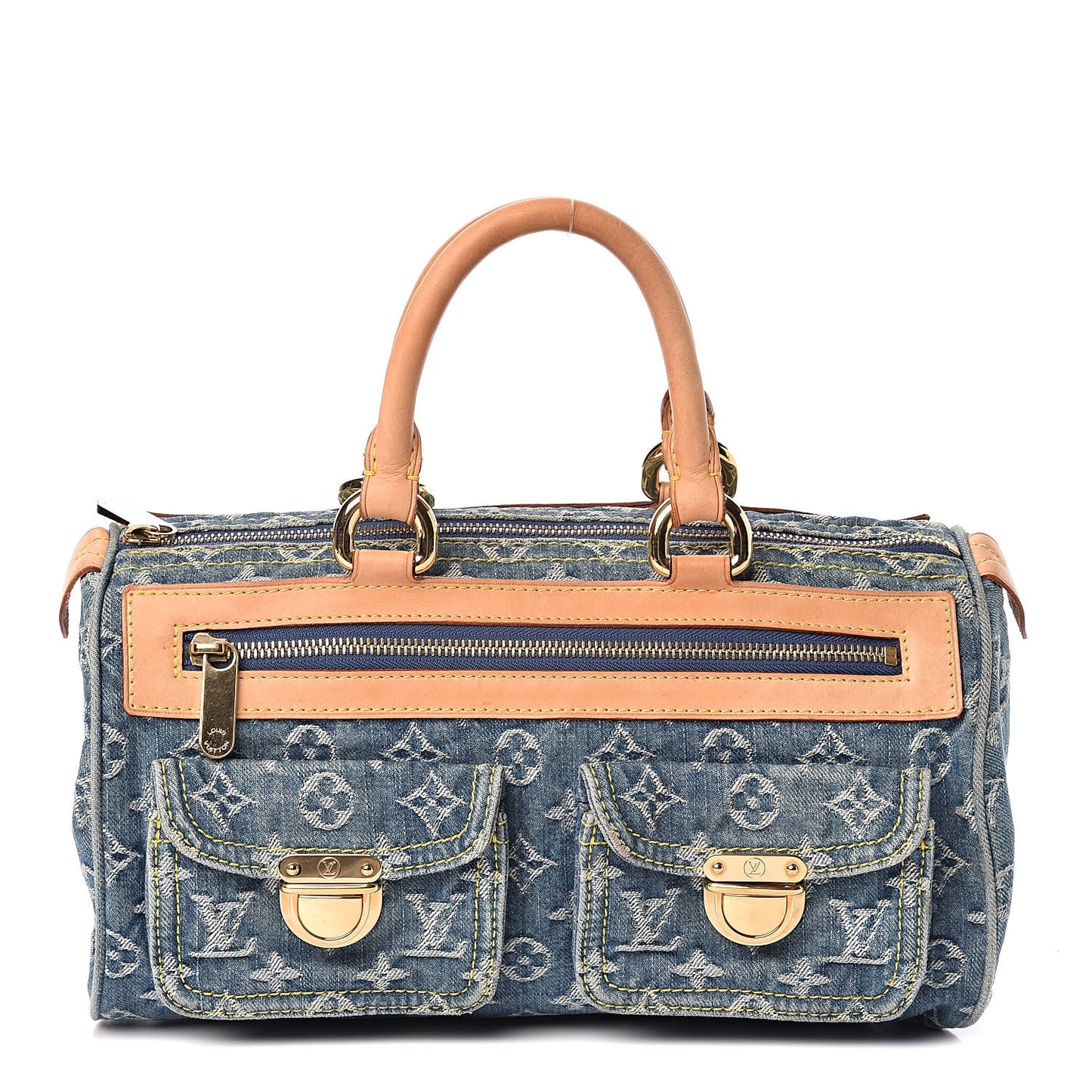 Monogram Denim Neo Speedy Blue