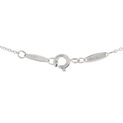 Tiffany Sterling Silver Aquamarine Elsa Peretti Color By The Yard 3 Station Necklace 4 of 4
