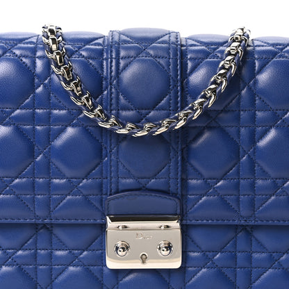 Christian Dior Lambskin Cannage Medium Miss Dior Flap Blue 8 of 10