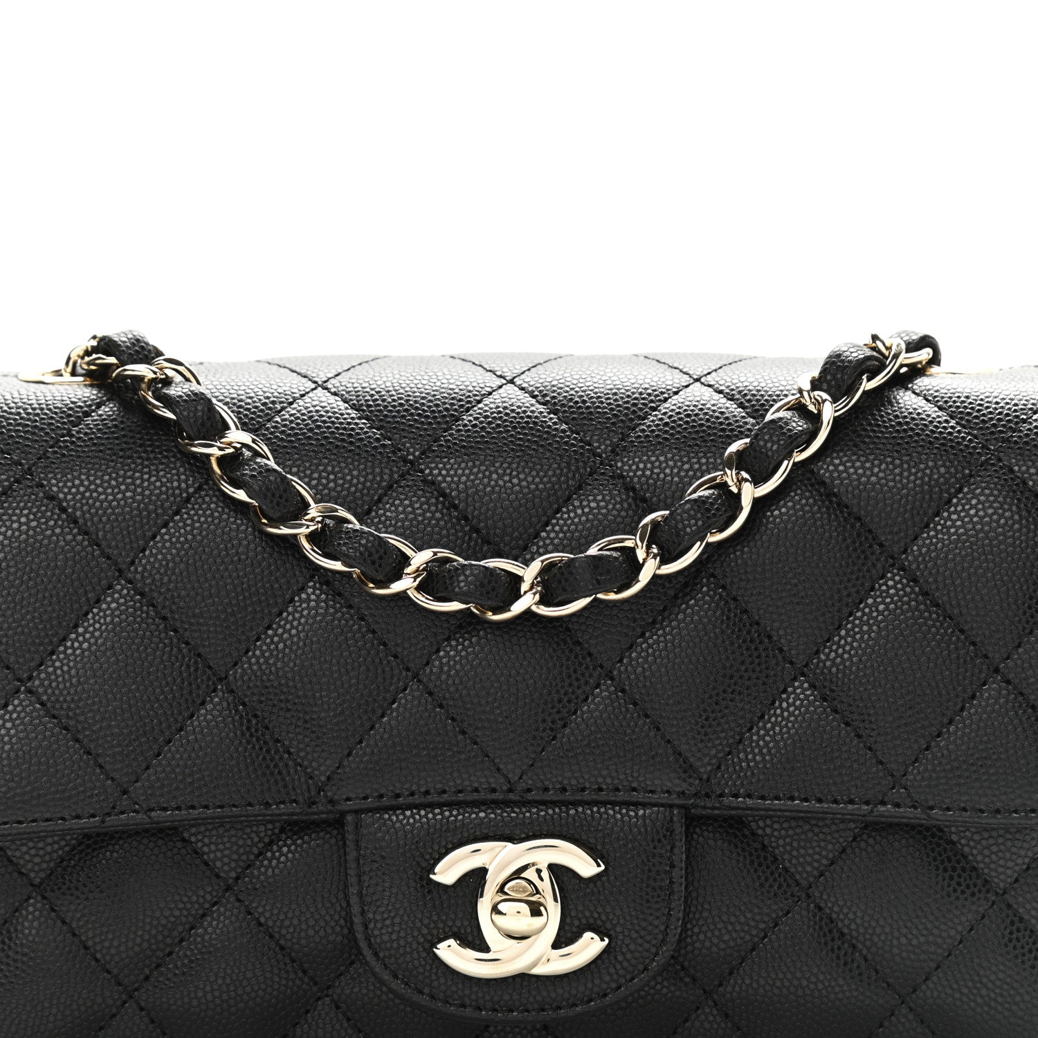 Chanel Caviar Quilted Mini Rectangular Flap Black 7 of 7