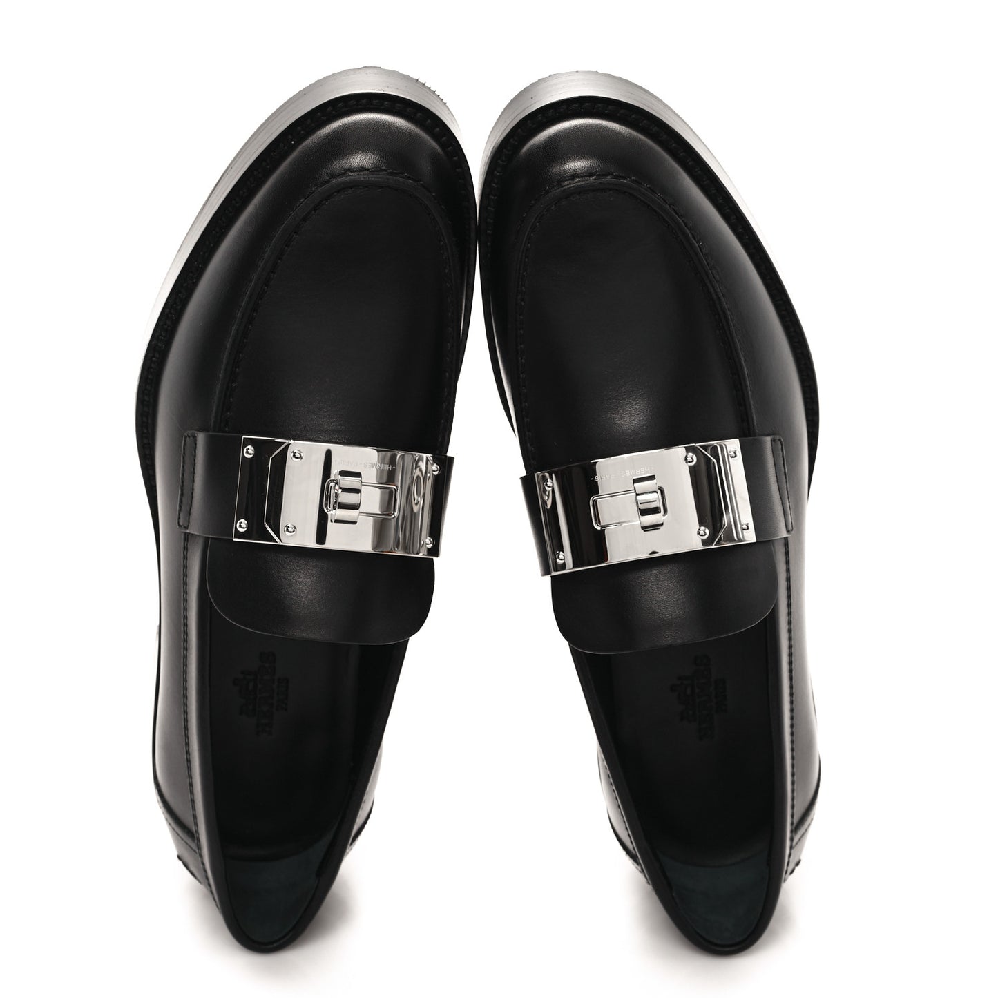 Calfskin Womens Hot Loafer 37 Black