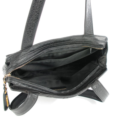 Chanel Lambskin Quilted Shoulder Bag Black 6 of 7