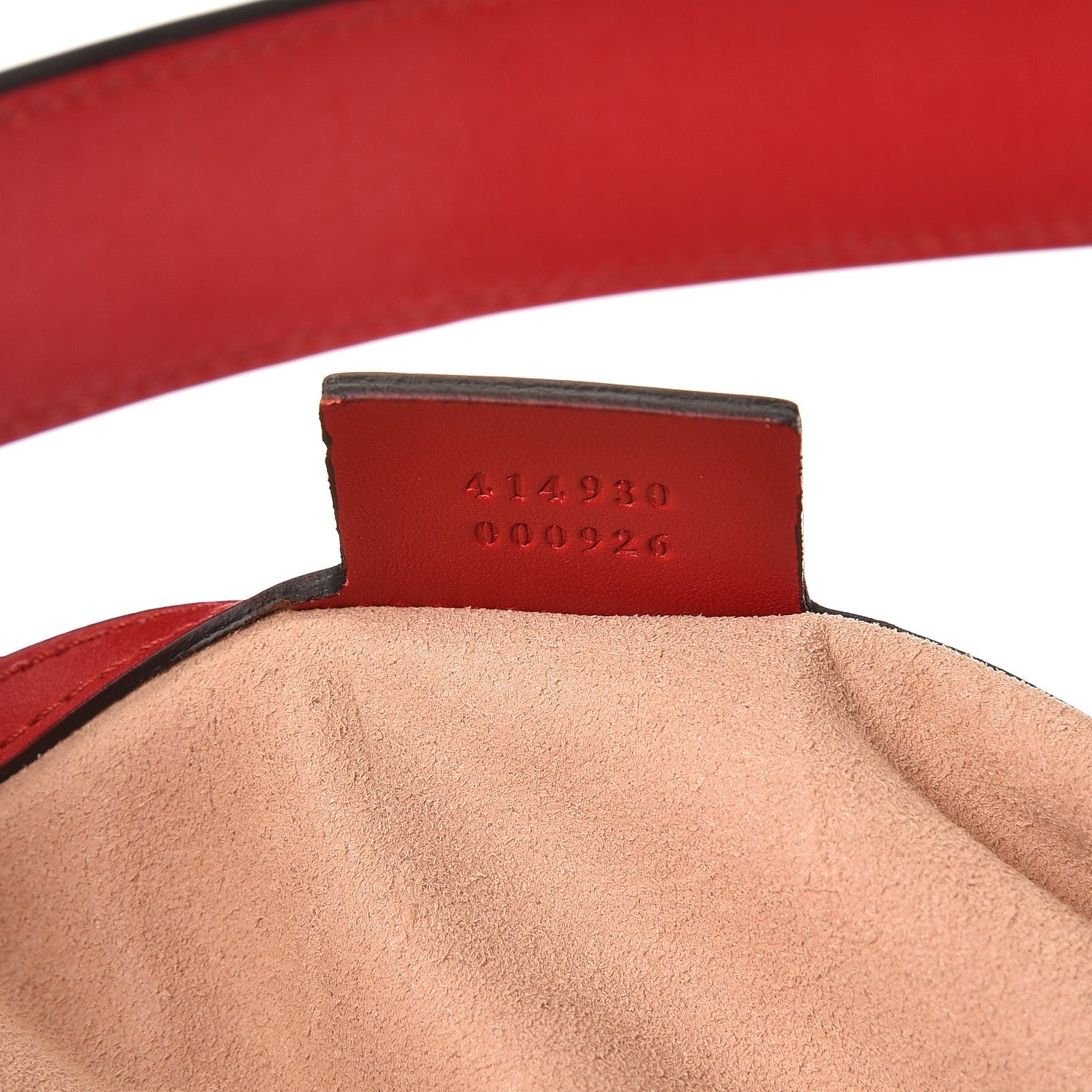 Gucci Guccissima Linea A Hobo Red 6 of 10