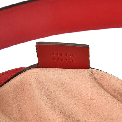 Gucci Guccissima Linea A Hobo Red 6 of 10