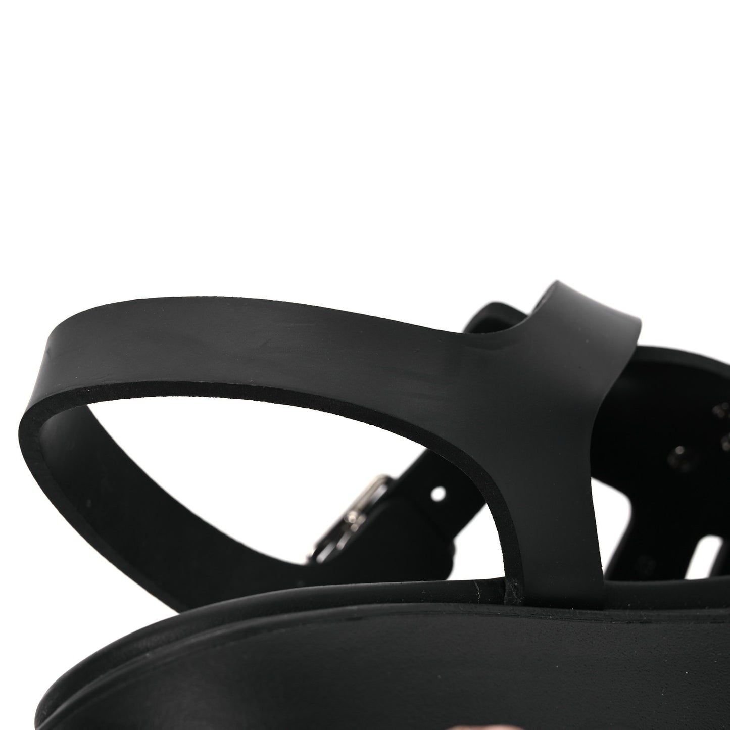 Foam Rubber Triangle Logo Monolith 55mm Cage Sandals 40 Black