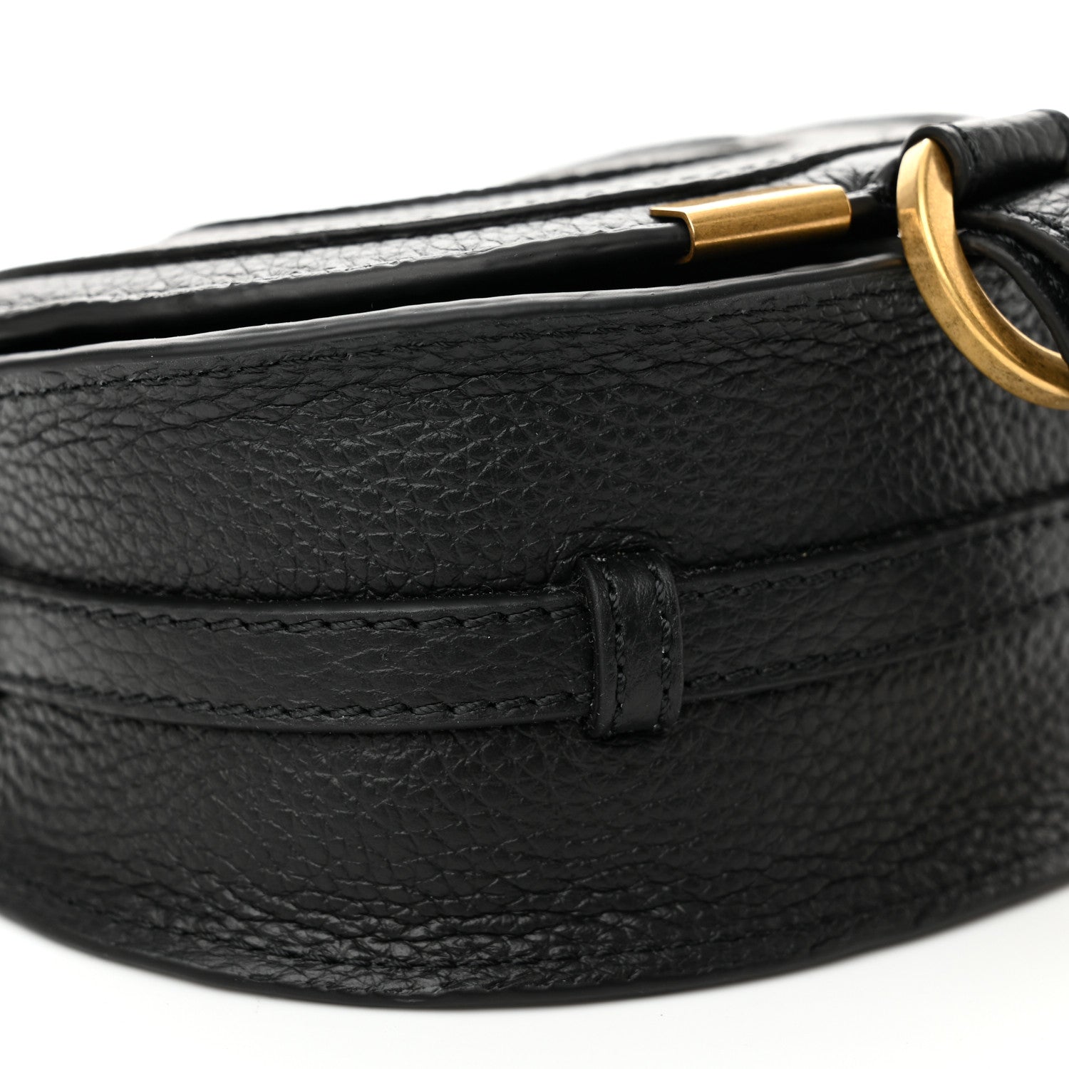 Chloe Calfskin Nano Marcie Saddle Bag Black 9 of 10