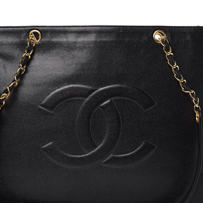 Chanel Caviar CC Shoulder Bag Black 14 of 16